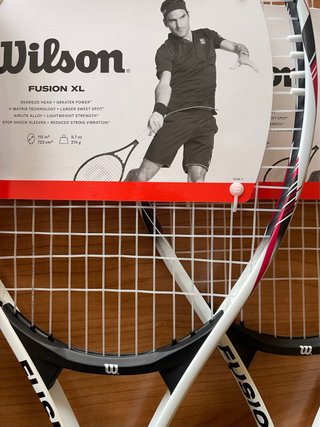 3 Raquetas Wilson Fusion XL L3 (3 unidades)