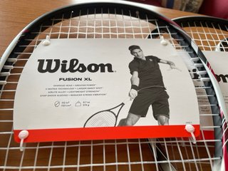 3 Raquetas Wilson Fusion XL L3 (3 unidades)