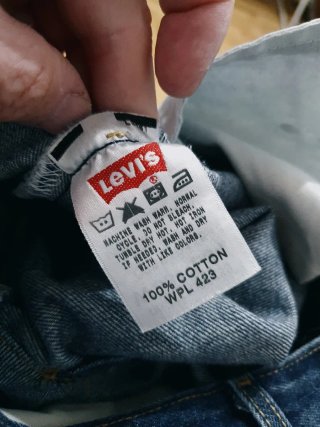 Levi's 501 W33 L34 Made in Haiti