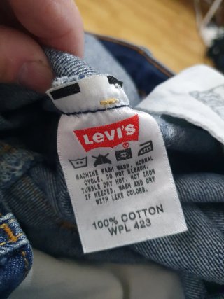 Levi's 501 W33 L34 Made in Haiti