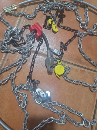 Cadenas nieve sin estrenar