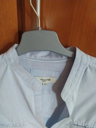Camisa azul Formula Joven Talla L