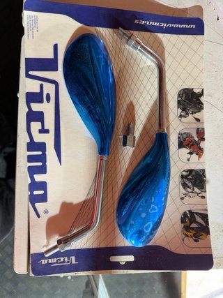 Espejos moto Vicma azules