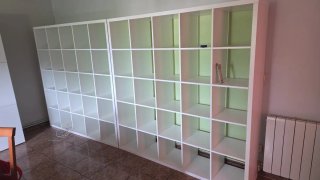 Estanterías modulares blancas