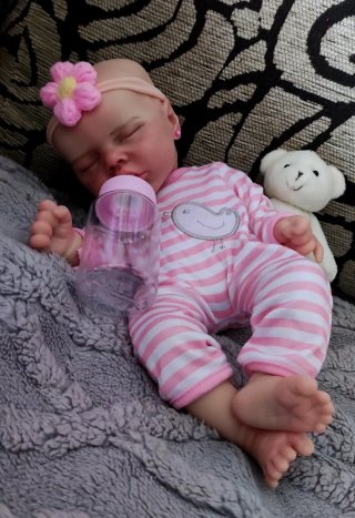 Bebé reborn silicona niña 33-34cm