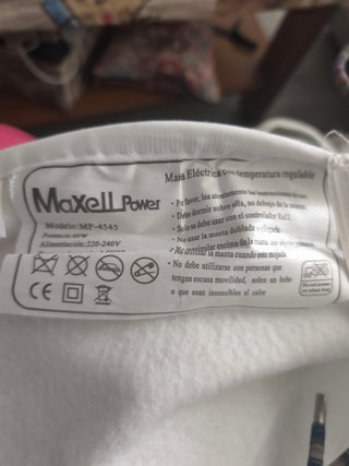 Manta Eléctrica Maxell Power MP-4545