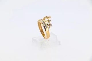 Anillo Corona con Circonitas