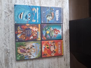 Pack 6 DVD Disney Pixar (Español)