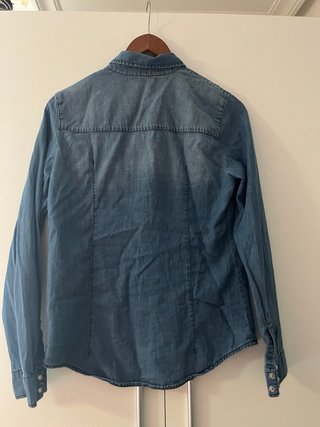 Camisa vaquera manga larga