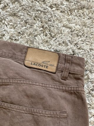Pantalones Lacoste Marrones Talla 48