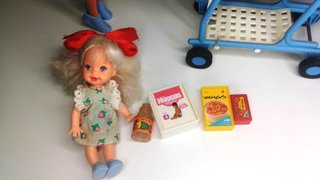 Barbie y Shelly Carrito Compras Muñecas