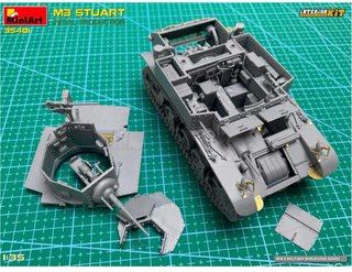Maqueta tanque M3 Stuart Initial Production