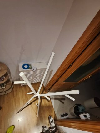 Perchero de pie blanco Ikea