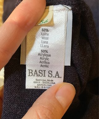 Jersey fino Lacoste azul oscuro