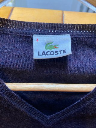 Jersey fino Lacoste azul oscuro