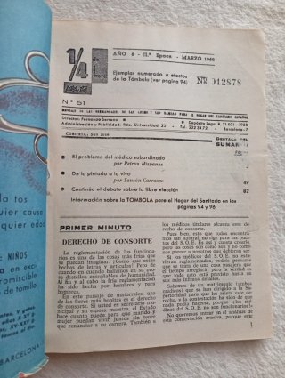 Lote de 10 revistas de 1/4 de hora para Ud.