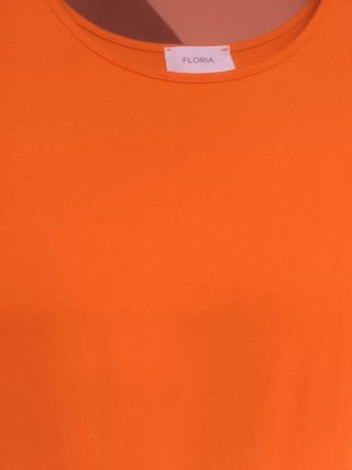 Camiseta FLORIA Naranja Volantes