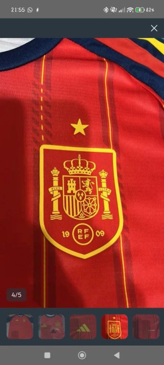 Camiseta Selección Española Aficionado Talla M