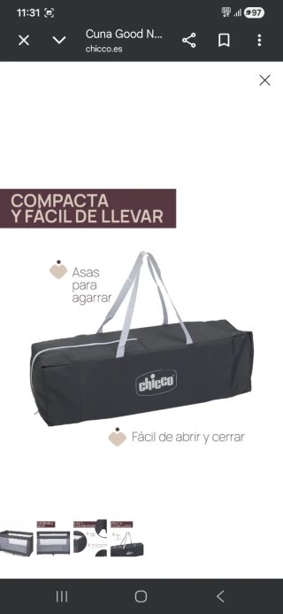 URGE ESTE FINDE Cuna de viaje Chicco con colchon