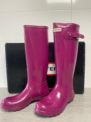 Botas Hunter violet talla 38