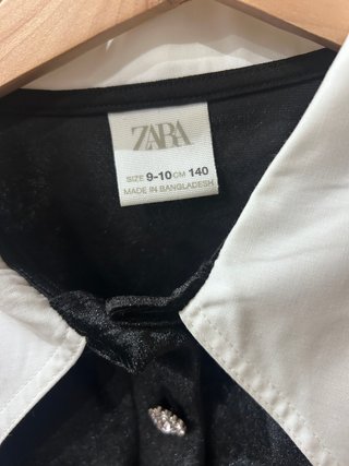 Vestido disfraz Miercoles Adams Zara Talla 9-10