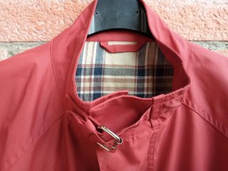Giubbotto MMStaff Rosso con fodera scozzese,