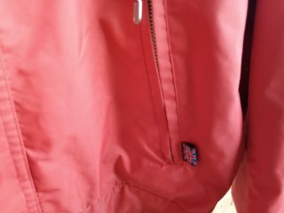 Giubbotto MMStaff Rosso con fodera scozzese,