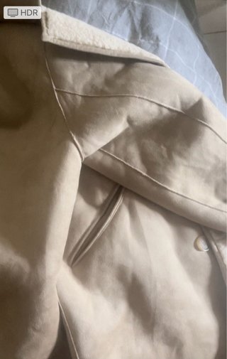 Chaquetón piel borrego Mango Talla M