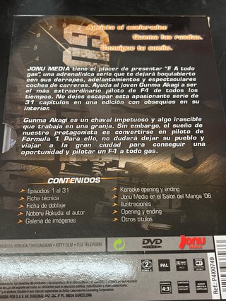Serie en DVD F A todo Gas
