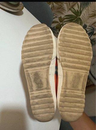 Zapatillas El Ganso Naranja y Azul