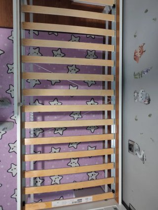 Cama infantil madera Ikea Kritter (70x160) sin uso
