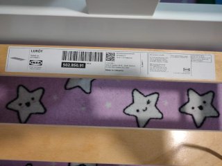 Cama infantil madera Ikea Kritter (70x160) sin uso