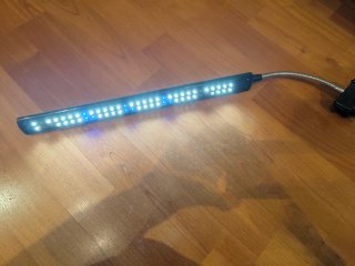 Luz LED para acuario con adaptador
