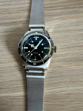 Reloj Automático Sea Knight Esfera Negra