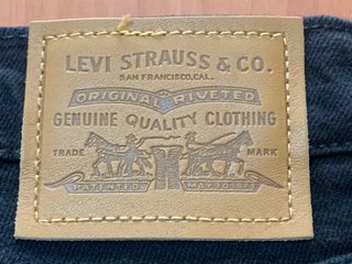 Levi's Ribcage Straight Ankle W27 L27 Negro