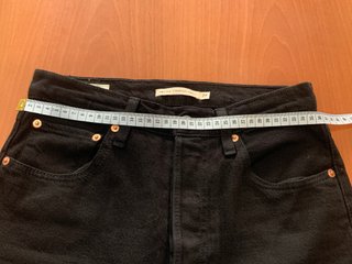 Levi's Ribcage Straight Ankle W27 L27 Negro