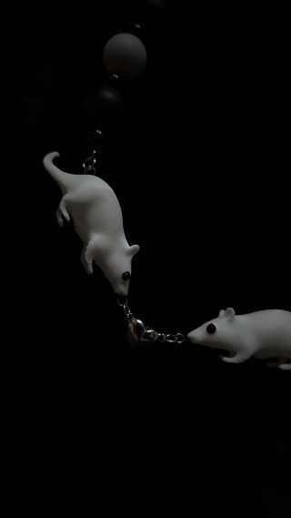 Mice kiss chocker