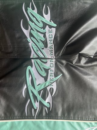 Pantalón Motorsport Negro y Turquesa