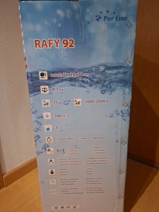 Climatizador evaporativo Purline Rafy 92