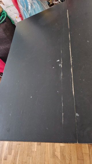 Mesa plegable negra