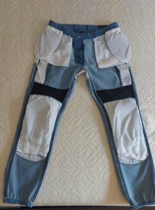 Jeans moto uomo OJ Upgrade 2 blu