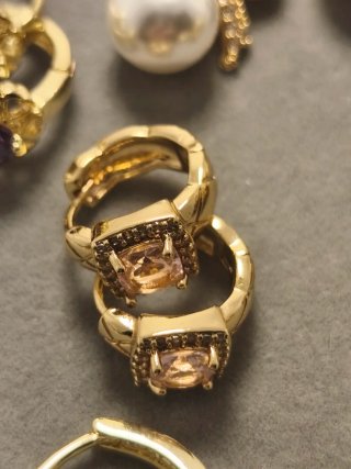 Lote Pendientes Oro 18k