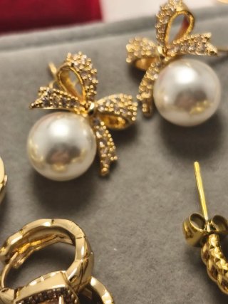 Lote Pendientes Oro 18k