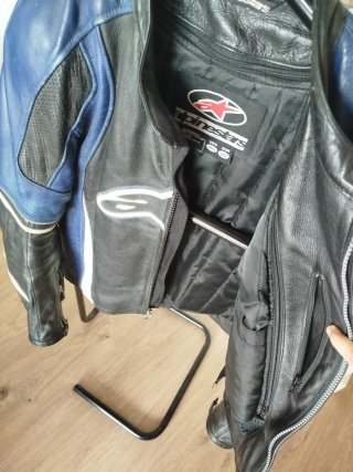 ALPINESTARS PIEL chaqueta Hombre moto