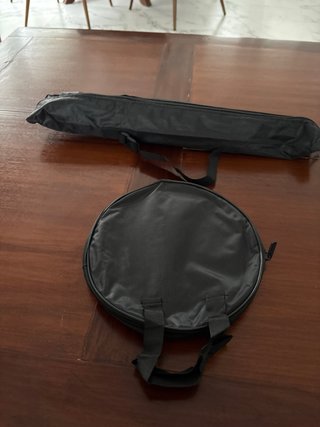 Caja sorda batería ajustable con funda y baquetas