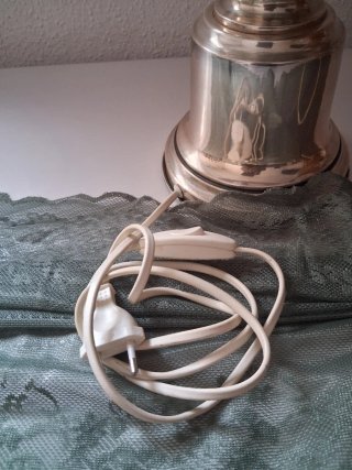 Lampade da tavolo antiche argentate