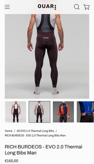 Culotte ciclismo largo invierno