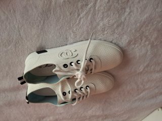 Chanel Zapatillas Blancas Mujer