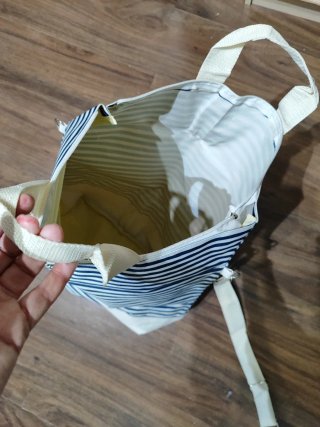 Bolso playero rayas