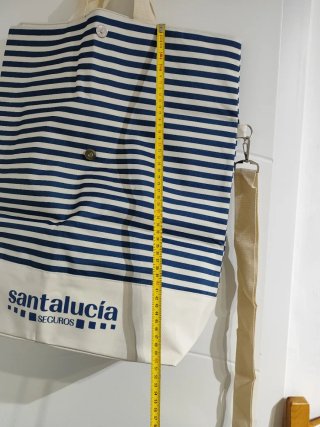 Bolso playero rayas